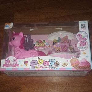 Pony Ice Cream Cart Toy - Pink